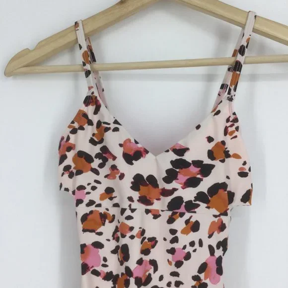 Hula Honey Pink Leopard Swimsuit Size Extra Small XS One Piece Animal Print NEW - Picture 5 of 9